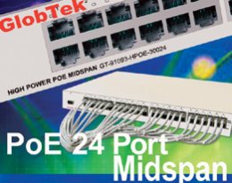 Power over Ethernet 24 Port Midspan Power over Ethernet 24 Port Midspan